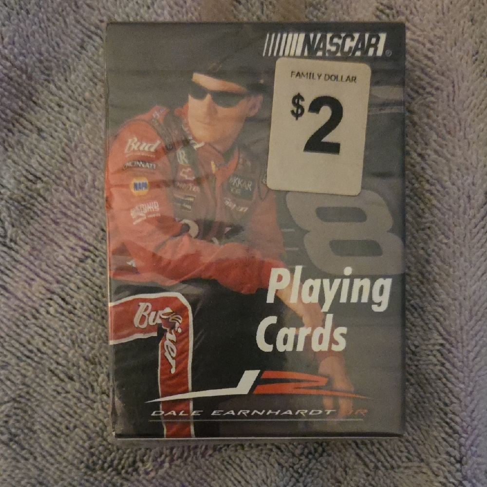 NEW Nascar Dale Earnhardt Jr. Red & Black Collectible Playing Cards